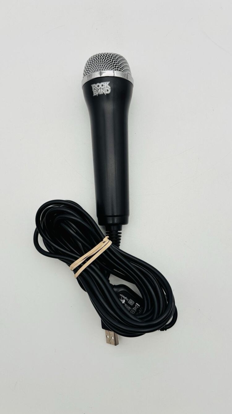 Logitech Rock Band Wired USB Microphone UR20 For Xbox 360 PS2 PS3 Wii Mic Works